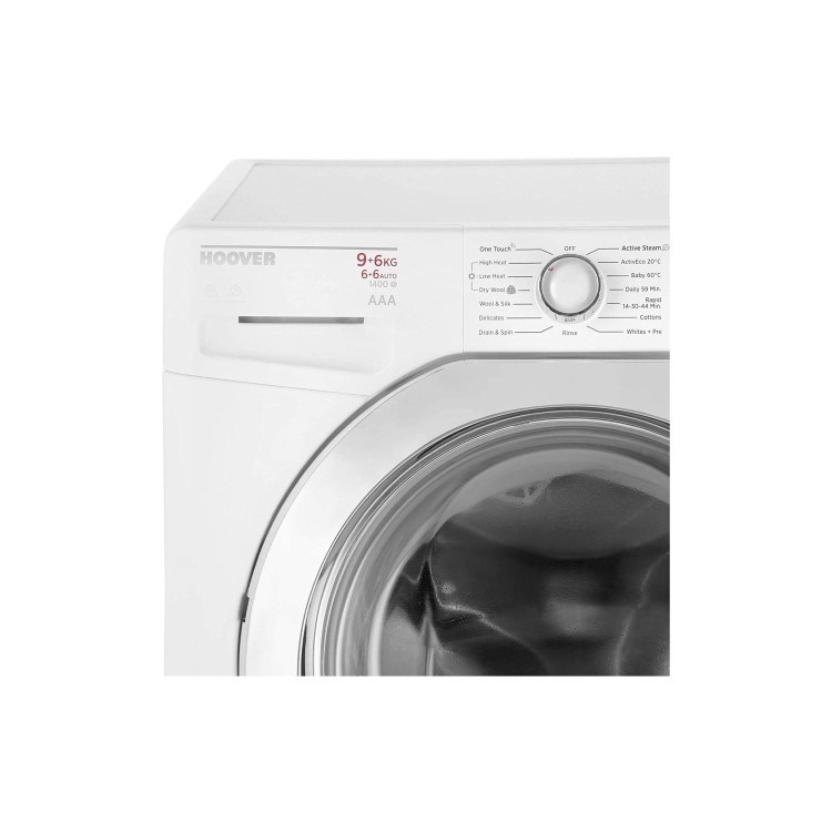 Refurbished Hoover Dynamic Next WDXOA496C Smart Freestanding 9/6KG 1400 Spin Washer Dryer White