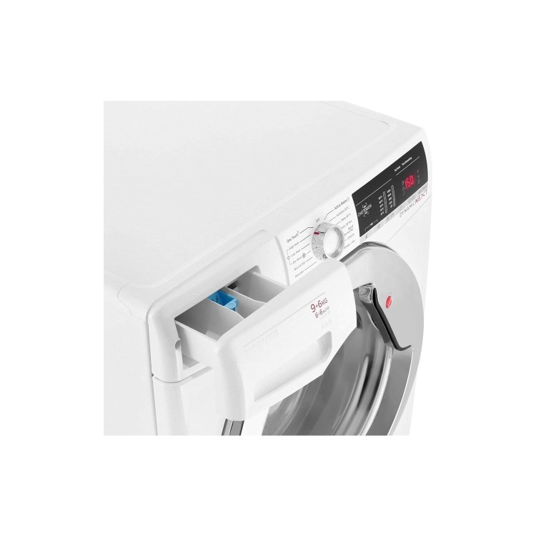 Refurbished Hoover Dynamic Next WDXOA496C Smart Freestanding 9/6KG 1400 Spin Washer Dryer White