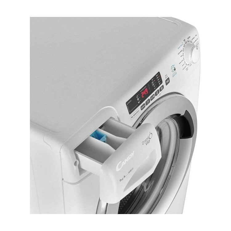 Refurbished Candy GVS169D3 Smart Freestanding 9KG 1600 Spin Washing Machine White