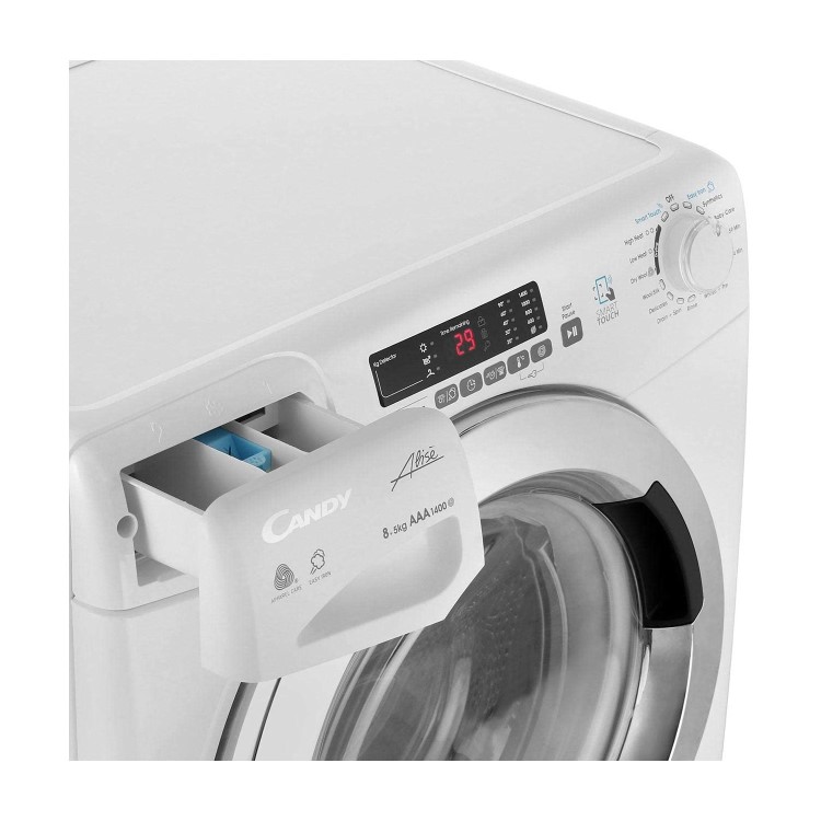 Refurbished Candy GVSW 485DC Smart Freestanding 8/5KG 1400 Spin Washer Dryer White