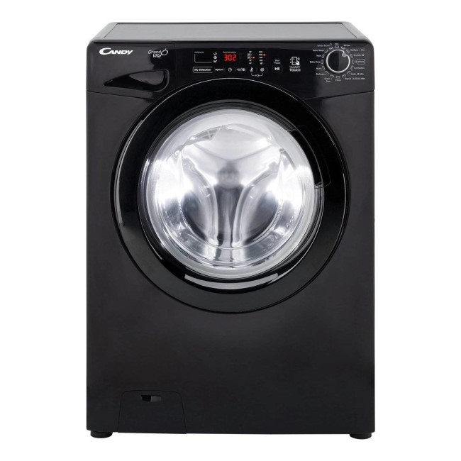 Refurbished Candy GVS128DB3B Grand OVita Freestanding 8KG 1200 Spin Washing Machine Black