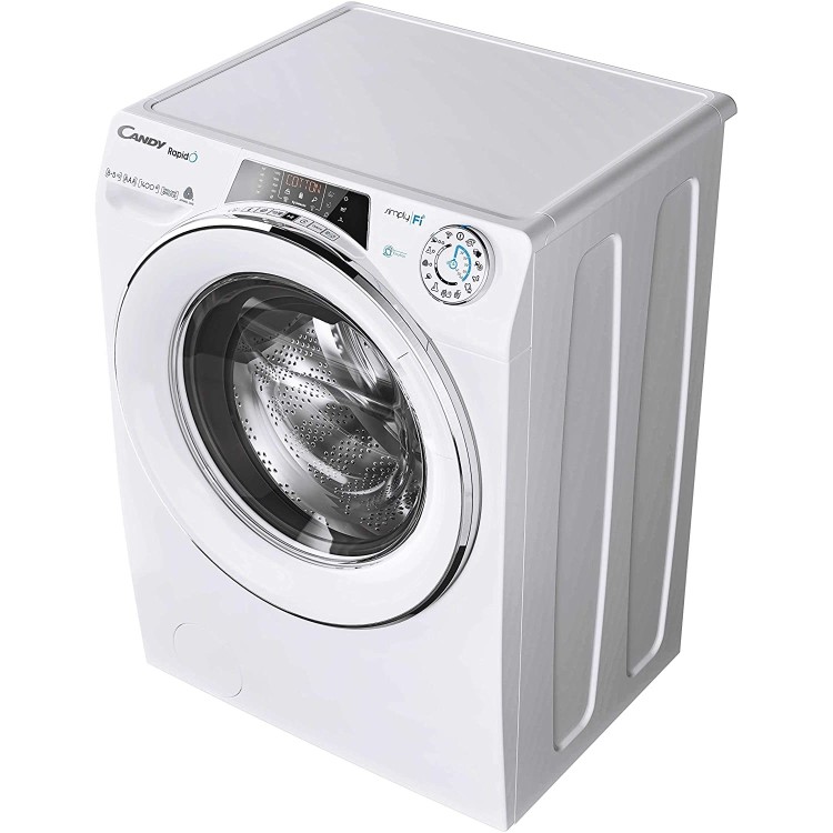 Refurbished Candy ROW14856DWHC Smart Freestanding 8/5KG 1400 Spin Washer Dryer White