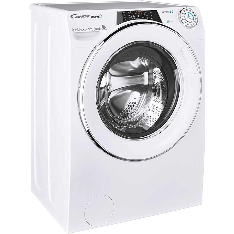 Refurbished Candy ROW14856DWHC Smart Freestanding 8/5KG 1400 Spin Washer Dryer White