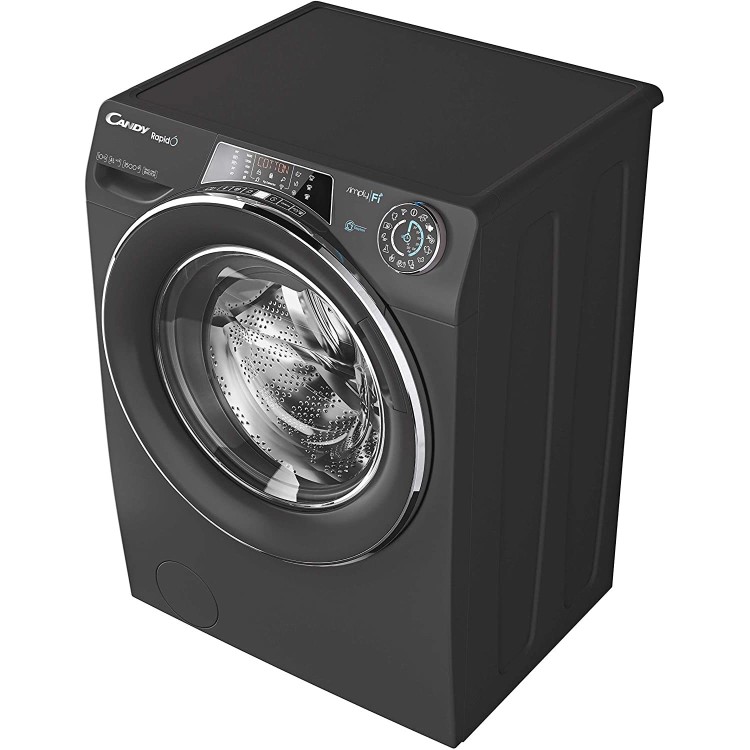 Refurbished Candy Smart Pro 1014C Freestanding 10KG 1400 Spin Washing Machine Graphite