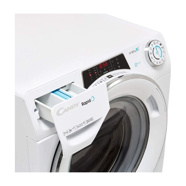 Refurbished Candy RO14116DWHC7 Smart Freestanding 11KG 1400 Spin Washing Machine White