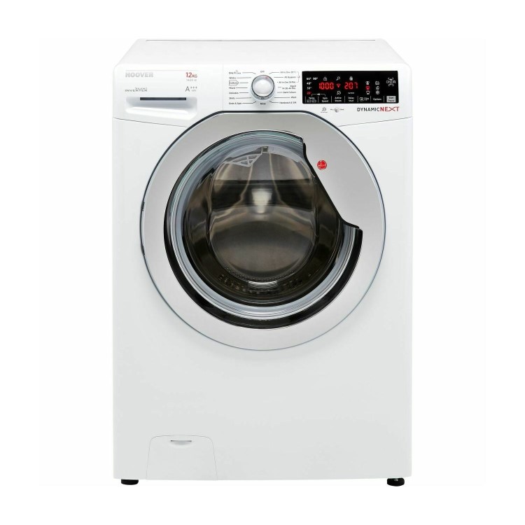 Refurbished Hoover Dynamic Next DWOA412AHC8/1 Smart Freestanding 12KG 1400 Spin Washing Machine