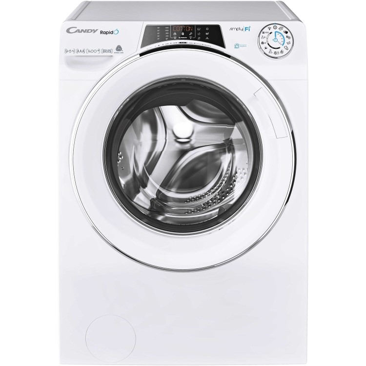 Refurbished Candy Rapido ROW14956DWHC Smart Freestanding 9/5KG 1400 Spin Washer Dryer White
