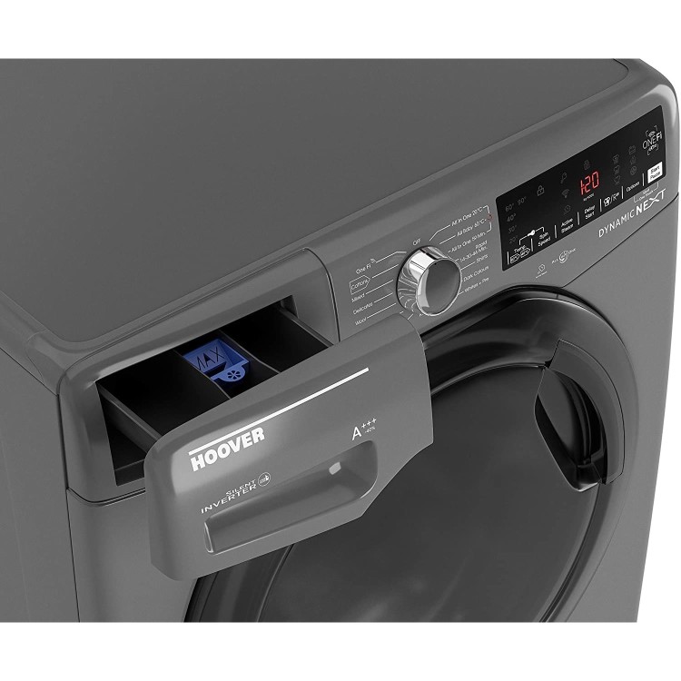 Refurbished Hoover Dynamic Next DWOAD610AHF7GB Freestanding 10KG 1600 Spin Washing Machine Graphite