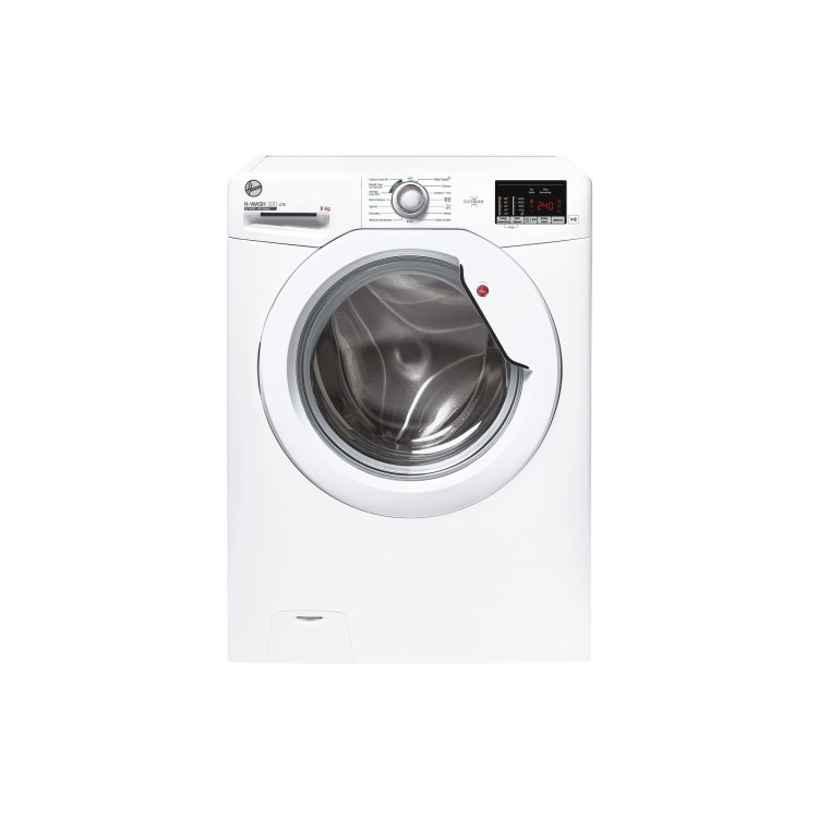 Refurbished Hoover H-Wash 300 H3W482DE Smart Freestanding 8KG 1400 Spin Washing Machine White