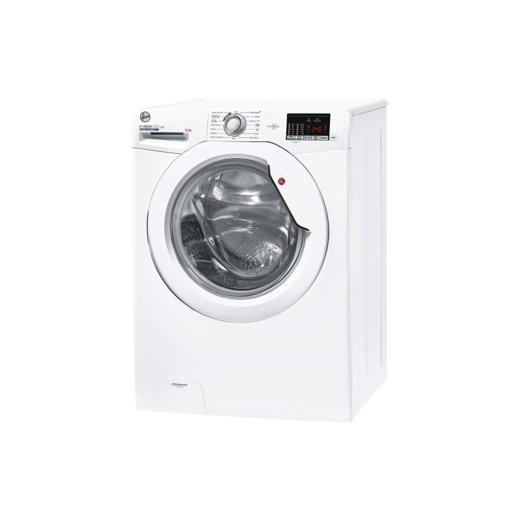 Refurbished Hoover H-Wash 300 H3W482DE Smart Freestanding 8KG 1400 Spin Washing Machine White