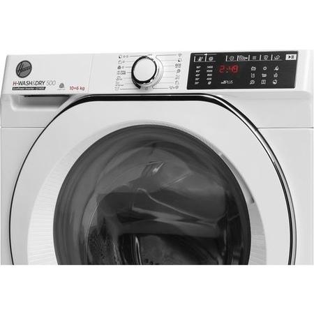 Refurbished Hoover H-Wash & Dry 500 HDB 4106AMC/1-80 Smart Freestanding 10/6KG 1400 Spin Washer Dryer White