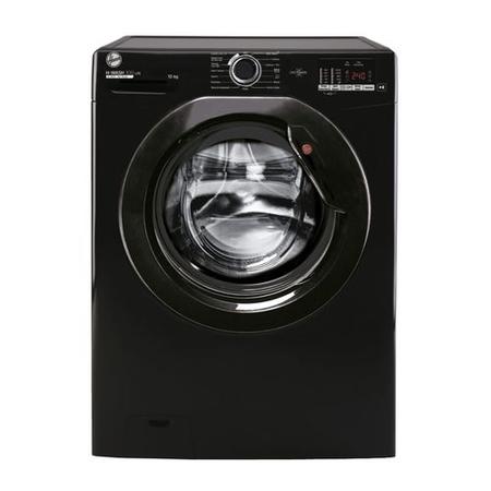 Refurbished Hoover H-Wash 300 H3W4102DBBE Smart Freestanding 10KG 1400 Spin Washing Machine Black