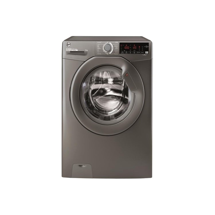 Refurbished Hoover H-Wash 300 H3W 69TMGGE Smart Freestanding 9KG 1600 Spin Washing Machine Graphite