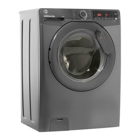 Refurbished Hoover H-Wash 300 H3W 69TMGGE Smart Freestanding 9KG 1600 Spin Washing Machine Graphite