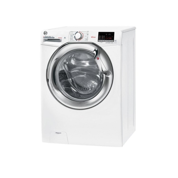 Refurbished Hoover H3D4965DCE Freestanding 9/6KG 1400 Spin Washer Dryer White
