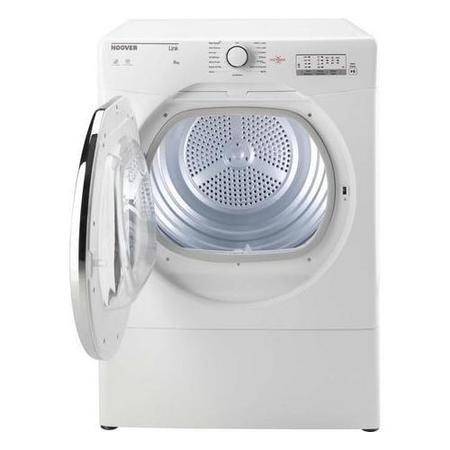 Refurbished Hoover HLV8LCG-80 Freestanding Vented 8KG Tumble Dryer White