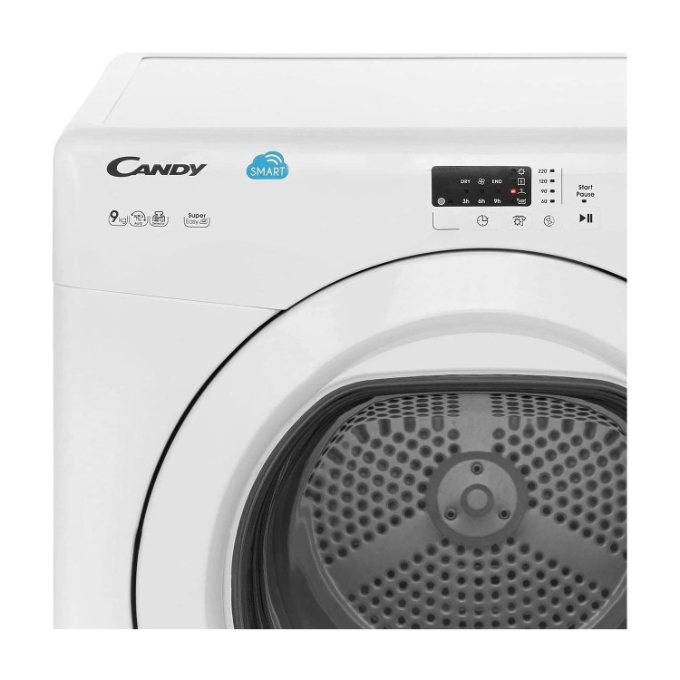 Refurbished Candy CSVV9LG-80 Smart Freestanding Condenser 9KG Tumble Dryer White