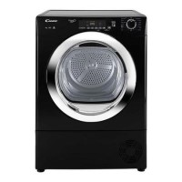Refurbished Candy Grand'O Vita GVS C9DCGB80 Smart Freestanding Condenser 9KG Tumble Dryer Black