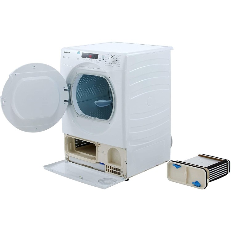 Refurbished Candy CS C8DF-80 Smart Freestanding Condenser 8KG Tumble Dryer White