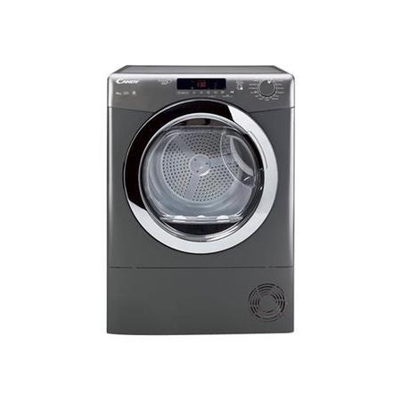 Refurbished Candy GVS C10DCGR-80 Smart Freestanding Condenser 10KG Tumble Dryer Graphite