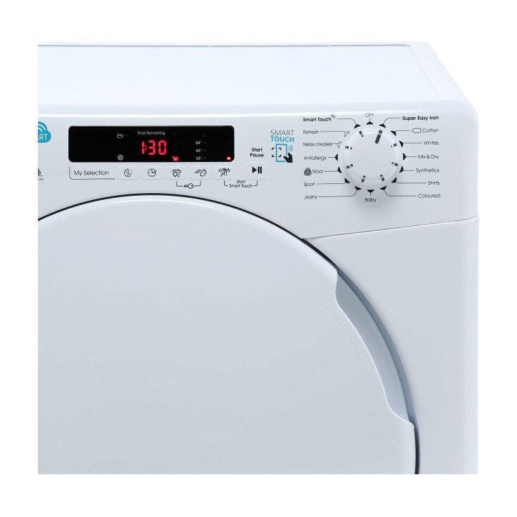 Refurbished Candy CSC10DF Smart Freestanding Condenser 10KG Tumble Dryer White
