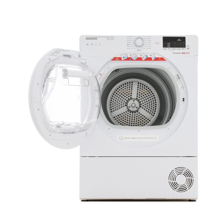 Refurbished Hoover DXH9A2DE-80 Freestanding Heat Pump 9KG Tumble Dryer White