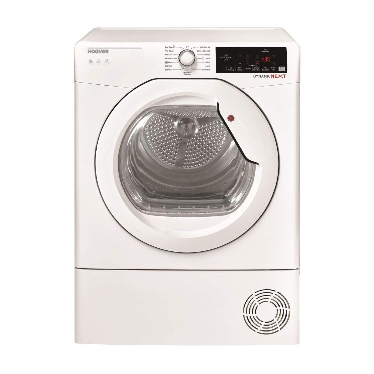 Refurbished Hoover DXO C8TG80 Freestanding Condenser 8KG Tumble Dryer White