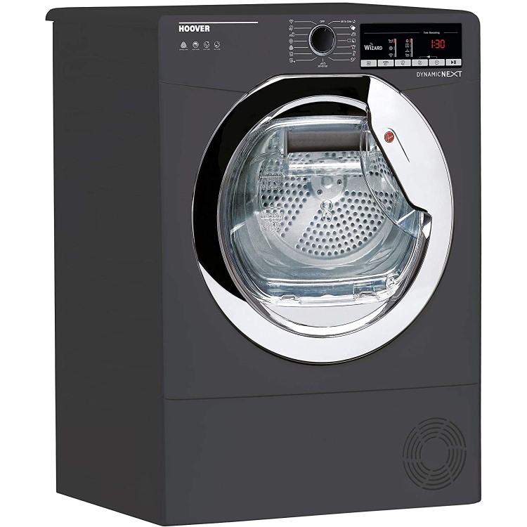 Refurbished Hoover DXOC9TCER Smart Freestanding Condenser 9KG Tumble Dryer Graphite