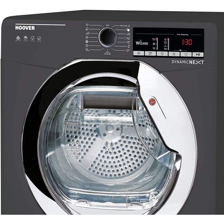 Refurbished Hoover DXOC8TCER Smart Freestanding Condenser 8KG Tumble Dryer Graphite
