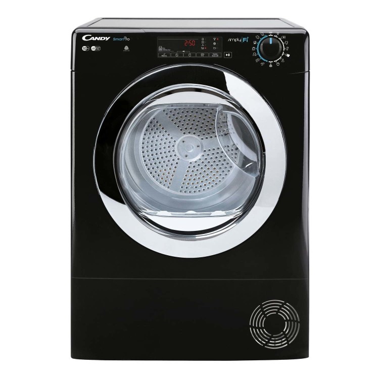 Refurbished Candy CSVO C10TCGB Smart Freestanding Condenser 10KG Tumble Dryer Black