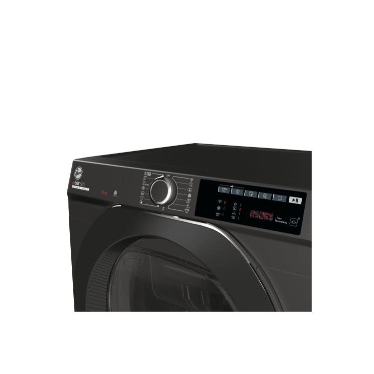 Refurbished Hoover HDry 500 ND H10A2TCBER Smart Freestanding Heat Pump 10KG Tumble Dryer Graphite
