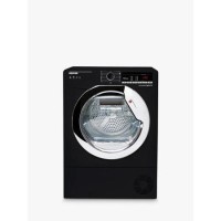 Refurbished Hoover DXO H9A2TCEB-80 Smart Freestanding Heat Pump 9KG Tumble Dryer Black