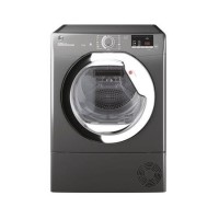 Refurbished Hoover HLE H9A2DCER-80 Freestanding Heat Pump 9KG Tumble Dryer Graphite