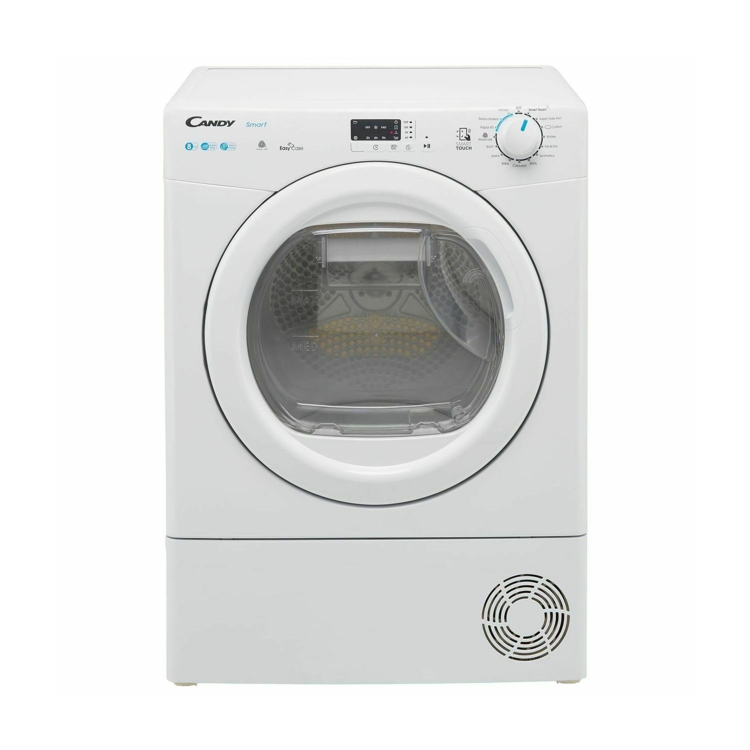 Refurbished Candy CSEH8A2LE-80 Freestanding Heat Pump 8KG Tumble Dryer White