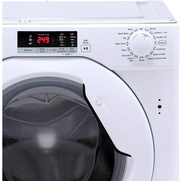 Refurbished Candy CBWM816S Integrated 8KG 1600 Spin Washing Machine