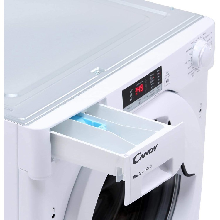 Refurbished Candy CBWM816S Integrated 8KG 1600 Spin Washing Machine