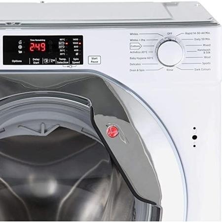 Refurbished Hoover HBWM 914DC-80 Integrated 9KG 1400 Spin Washing Machine White