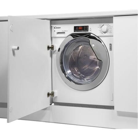Refurbished Candy CBWD 8514DC Integrated 8/5KG 1400 Spin Washer Dryer White
