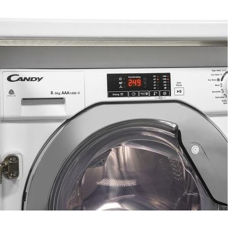 Refurbished Candy CBWD 8514DC Integrated 8/5KG 1400 Spin Washer Dryer White