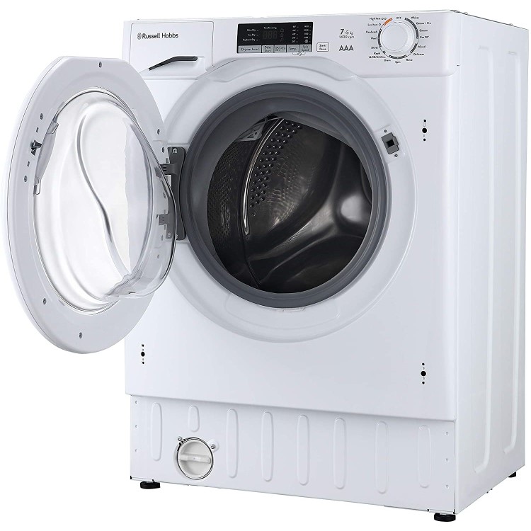 Refurbished Russell Hobbs RHBI75140WD1 Integrated 7/5 KG 1400 Spin Washer Dryer