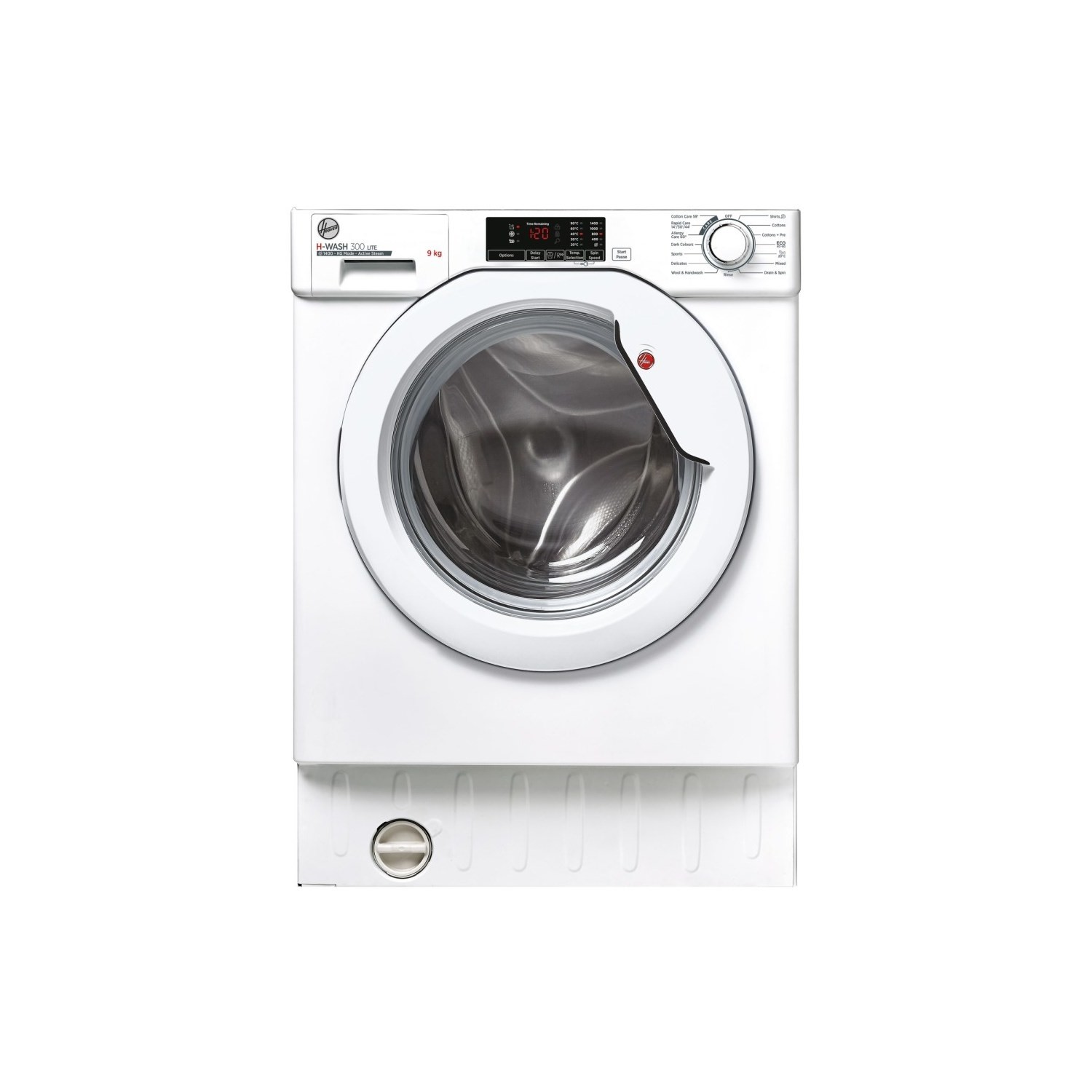 Refurbished Hoover H-Wash 300 HBWS49D1E Integrated 9KG 1400 Spin Washing Machine