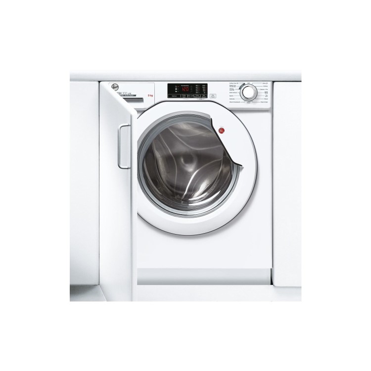 Refurbished Hoover H-Wash 300 HBWS49D1E Integrated 9KG 1400 Spin Washing Machine