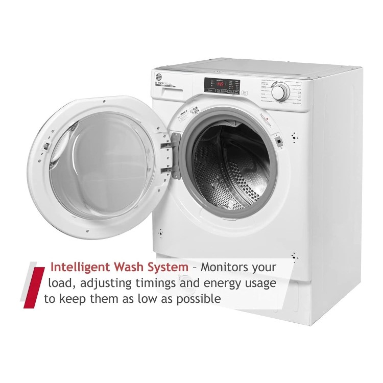 Refurbished Hoover H-Wash 300 HBWS 48D1E-80 Integrated 8KG 1400 Spin Washing Machine White