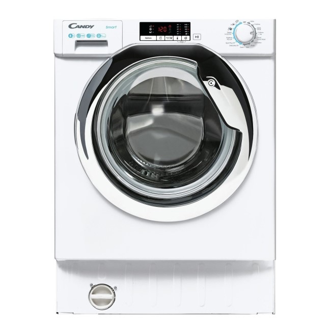 Refurbished Candy CBW48D1XCE 1 Integrated 8KG 1400 Spin Washing Machine White