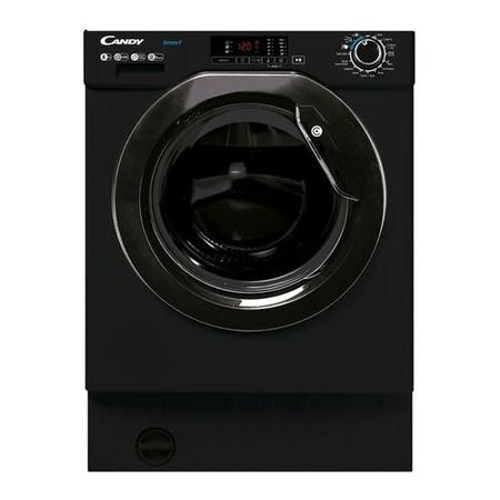 Refurbished Candy CBW 48D2BBE Integrated 8KG 1400 Spin Washing Machine Black