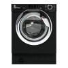 Refurbished Hoover H-Wash 300 HBWS48D1ACBE Integrated 8KG 1400 Spin Washing Machine Black