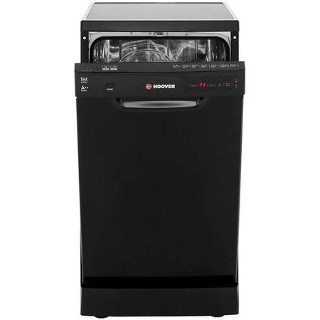 Refurbished Hoover HDP2D1049B 10 Place Freestanding Slimline Dishwasher Black