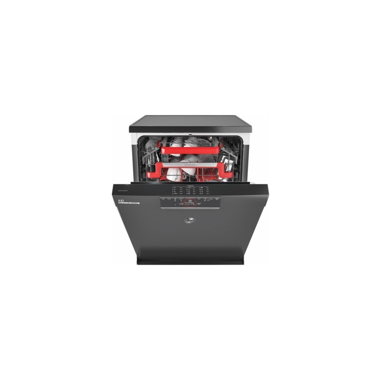 Refurbished Grade A2- HOOVER Axi HDPN 4S622PA Full-size Freestanding Smart Dishwasher - Graphite
