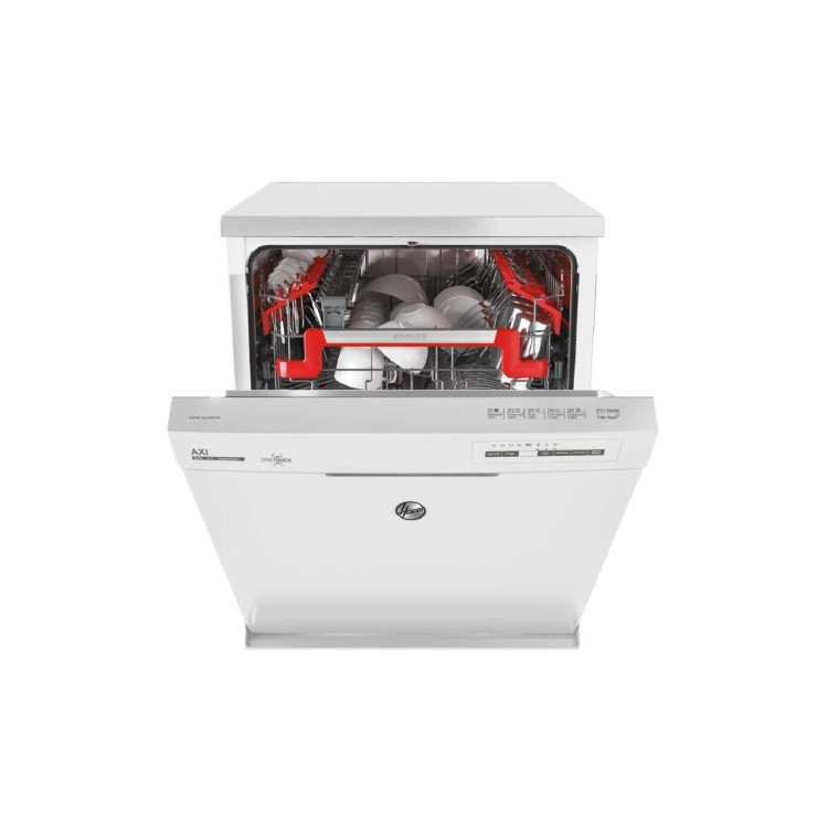 GRADE A2 - Hoover HDPN2L620OW AXI Freestanding Full Size Dishwasher in White