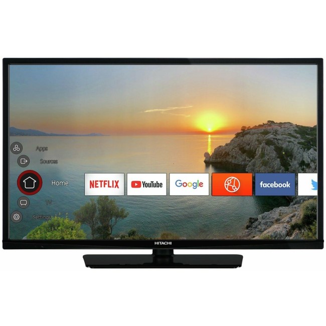 Refurbished Hitachi 32" 720p HD Ready LED Freeview Play Smart TV